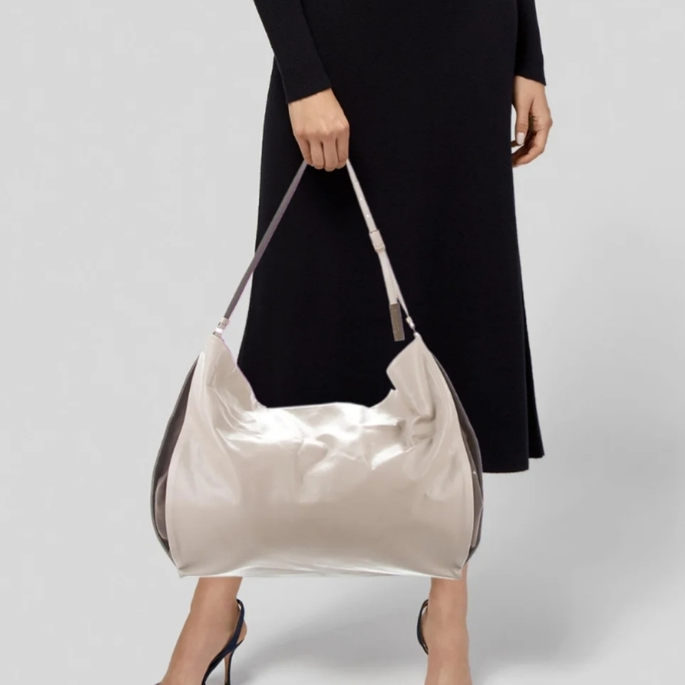 STELLA MCCARTNEY Vegetarian Leather Hobo Bag w/ Pouch/tags/duster